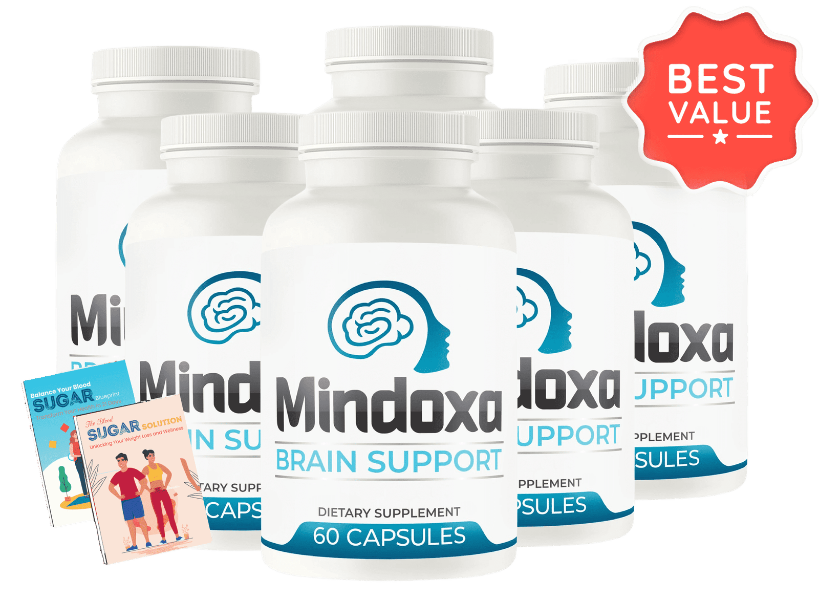 Mindoxa 6 bottle best value package with free bonuses